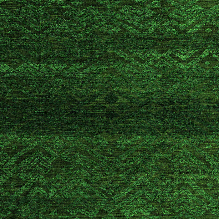 Machine Washable Abstract Green Modern Area Rugs, wshabs4608grn