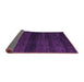 Sideview of Abstract Purple Modern Rug, abs4608pur