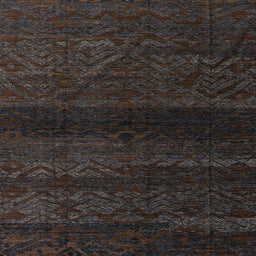 Square Machine Washable Abstract Black Rug, wshabs4608