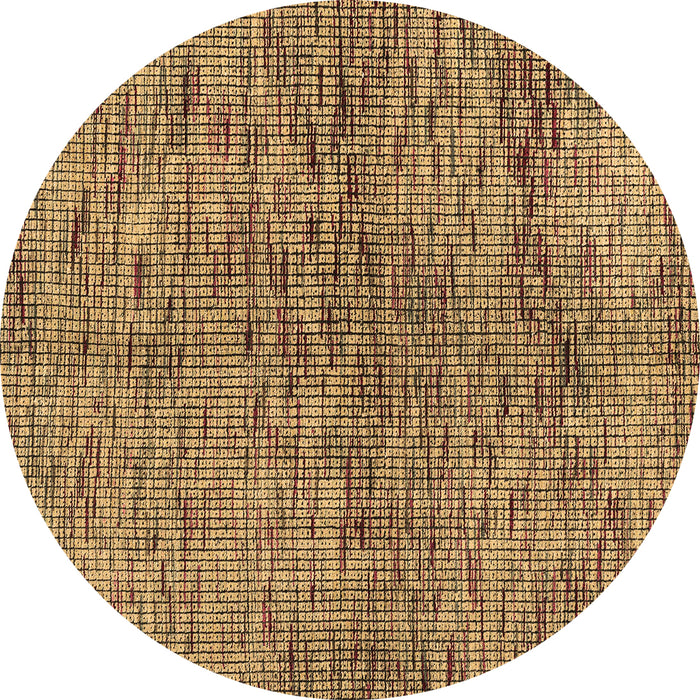 Round Machine Washable Abstract Brown Modern Rug, wshabs4609brn