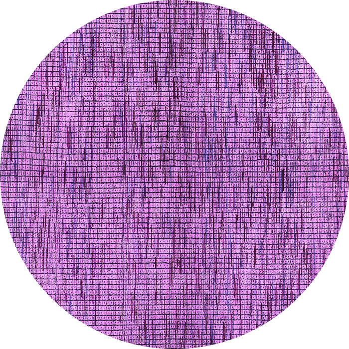 Round Machine Washable Abstract Purple Modern Area Rugs, wshabs4609pur