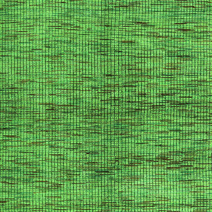 Square Abstract Green Modern Rug, abs4609grn