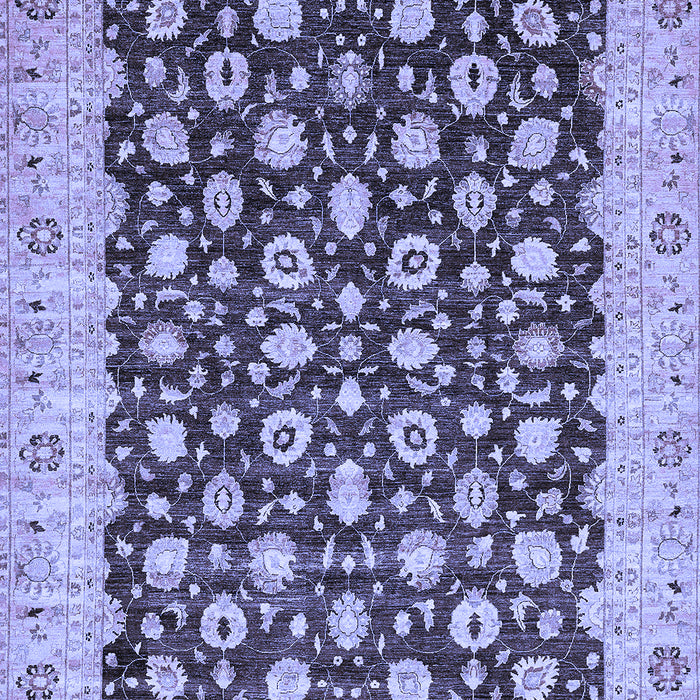 Machine Washable Oriental Blue Traditional Rug, wshabs460blu