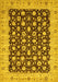 Oriental Yellow Traditional Rug, abs460yw