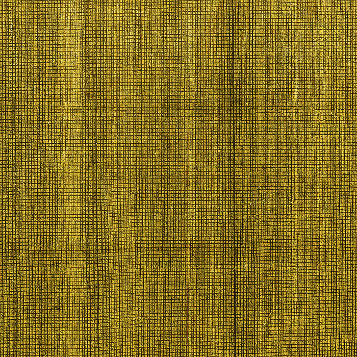 Square Abstract Yellow Modern Rug, abs4610yw
