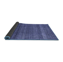 Sideview of Abstract Blue Modern Rug, abs4610blu