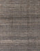 Abstract Charcoal Black Modern Rug, abs4610