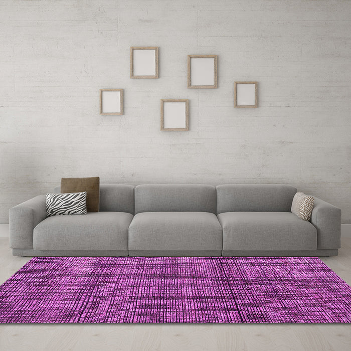 Machine Washable Abstract Pink Modern Rug in a Living Room, wshabs4610pnk