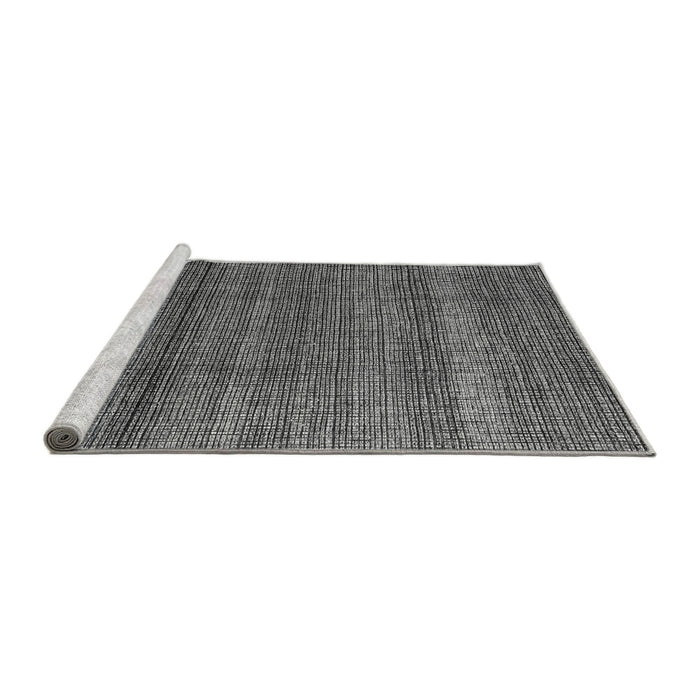 Sideview of Machine Washable Abstract Gray Modern Rug, wshabs4610gry