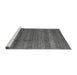 Sideview of Machine Washable Abstract Gray Modern Rug, wshabs4610gry