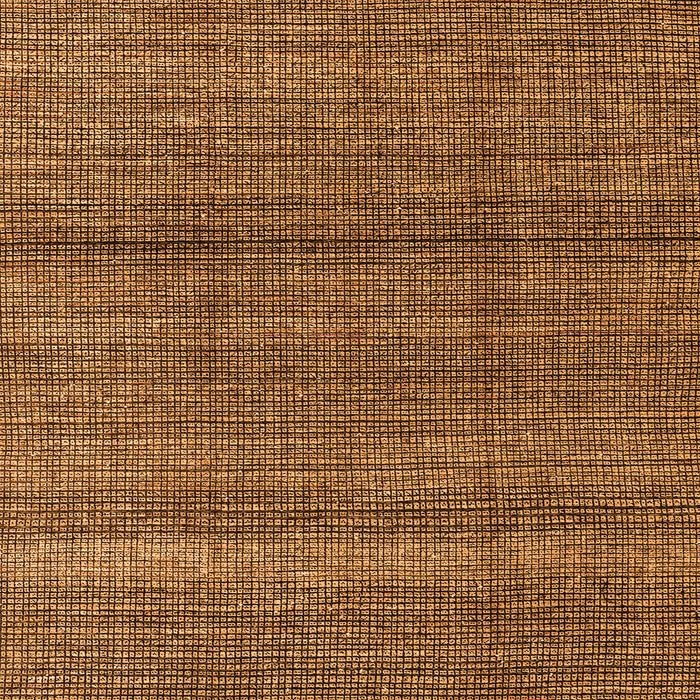 Square Machine Washable Abstract Orange Modern Area Rugs, wshabs4610org