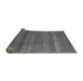 Sideview of Abstract Gray Modern Rug, abs4610gry