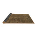 Sideview of Abstract Brown Modern Rug, abs4611brn