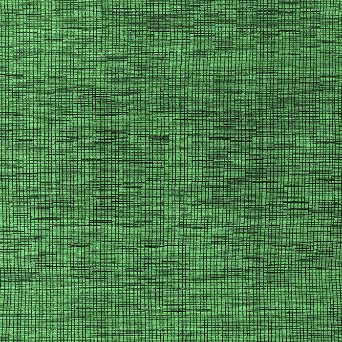 Square Machine Washable Abstract Emerald Green Modern Area Rugs, wshabs4611emgrn