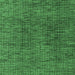 Square Machine Washable Abstract Emerald Green Modern Area Rugs, wshabs4611emgrn