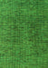 Machine Washable Abstract Green Modern Area Rugs, wshabs4611grn