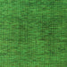 Square Machine Washable Abstract Green Modern Area Rugs, wshabs4611grn