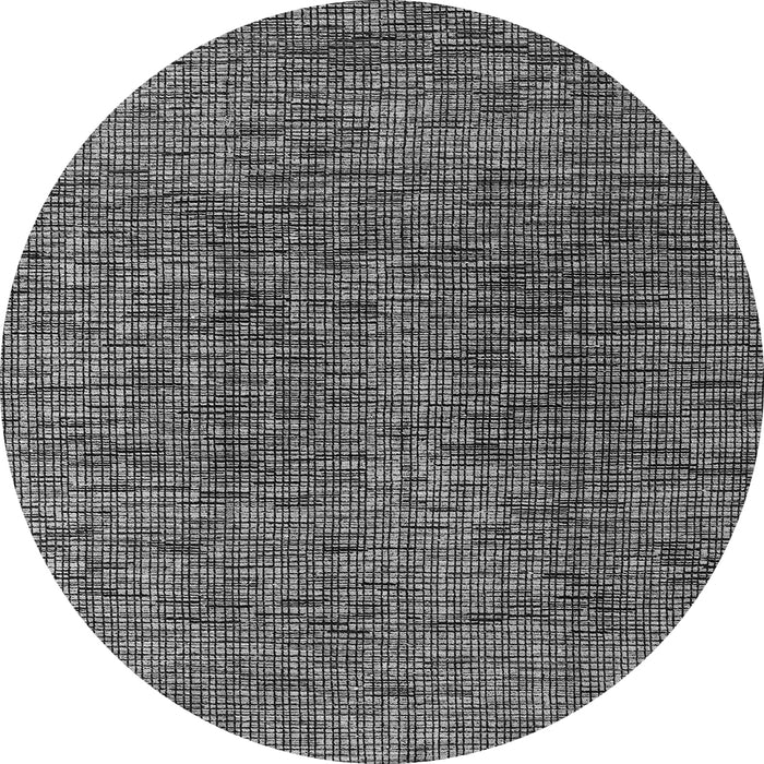 Round Machine Washable Abstract Gray Modern Rug, wshabs4611gry