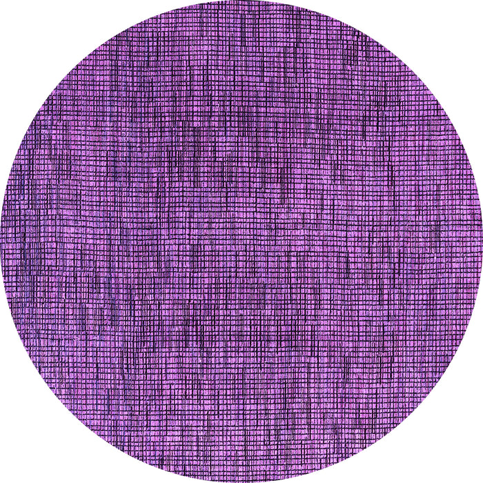 Round Machine Washable Abstract Purple Modern Area Rugs, wshabs4611pur