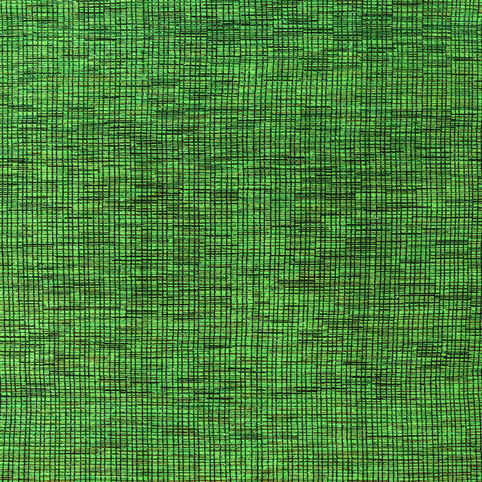Square Abstract Green Modern Rug, abs4611grn