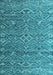 Machine Washable Abstract Light Blue Modern Rug, wshabs4612lblu