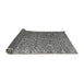 Sideview of Abstract Gray Modern Rug, abs4612gry