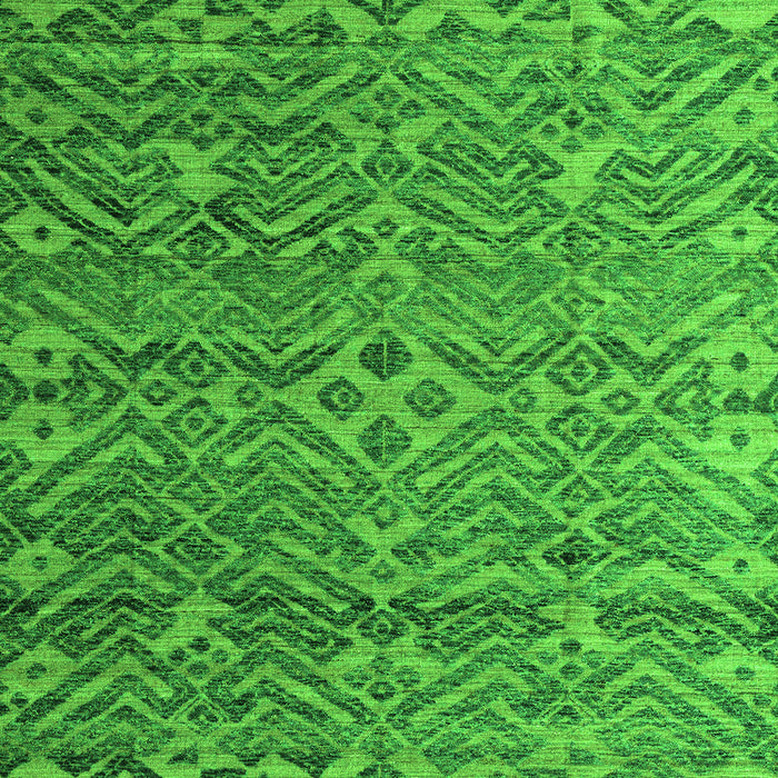 Abstract Green Modern Rug, abs4612grn