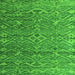 Square Abstract Green Modern Rug, abs4612grn