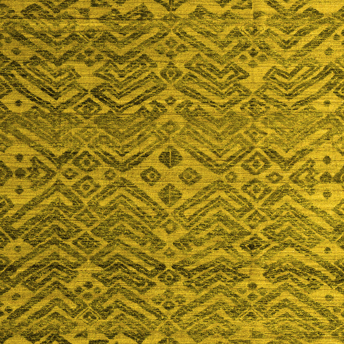 Machine Washable Abstract Yellow Modern Rug, wshabs4612yw