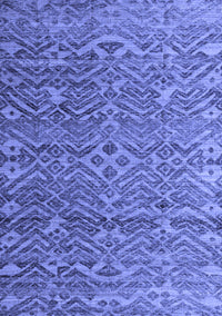 Abstract Blue Modern Rug, abs4612blu