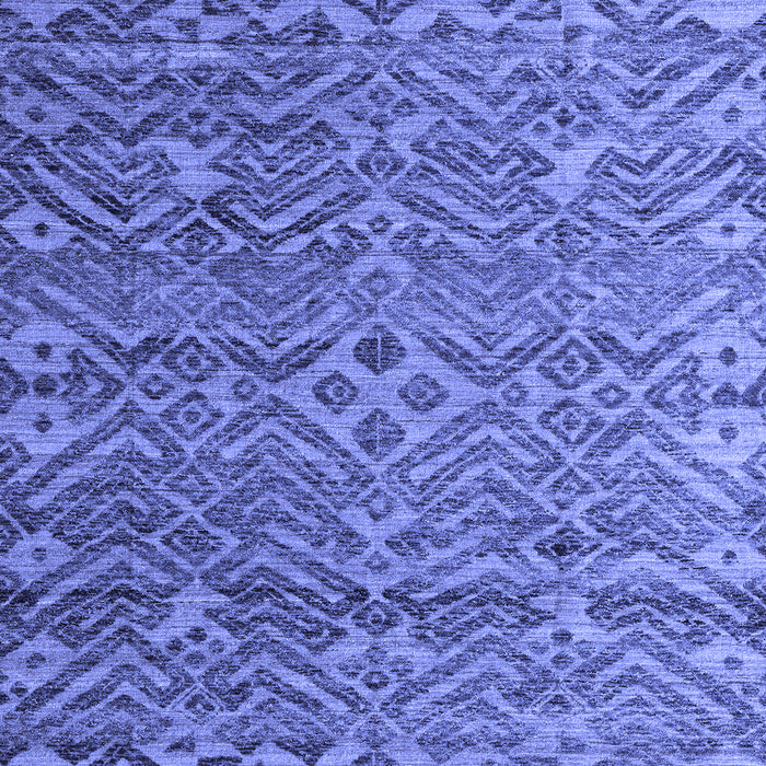 Abstract Blue Modern Rug, abs4612blu