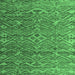 Square Abstract Emerald Green Modern Rug, abs4612emgrn