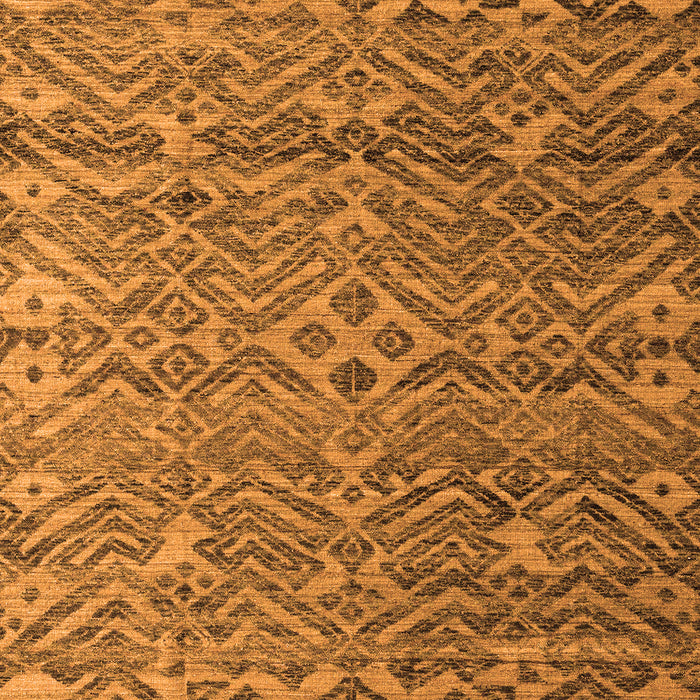 Abstract Orange Modern Rug, abs4612org