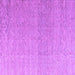 Square Machine Washable Abstract Purple Modern Area Rugs, wshabs4613pur