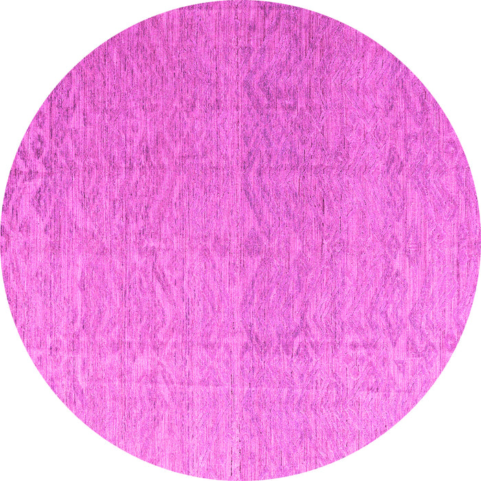 Round Machine Washable Abstract Pink Modern Rug, wshabs4613pnk