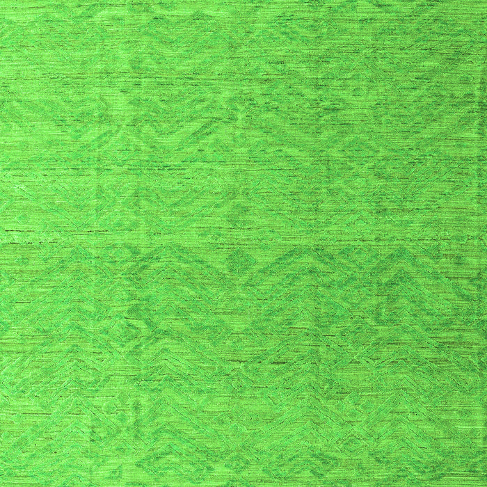 Machine Washable Abstract Green Modern Area Rugs, wshabs4613grn