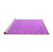 Sideview of Machine Washable Abstract Purple Modern Area Rugs, wshabs4613pur