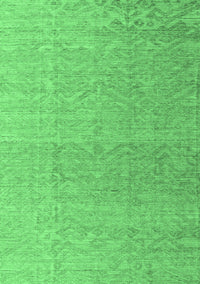 Abstract Emerald Green Modern Rug, abs4613emgrn