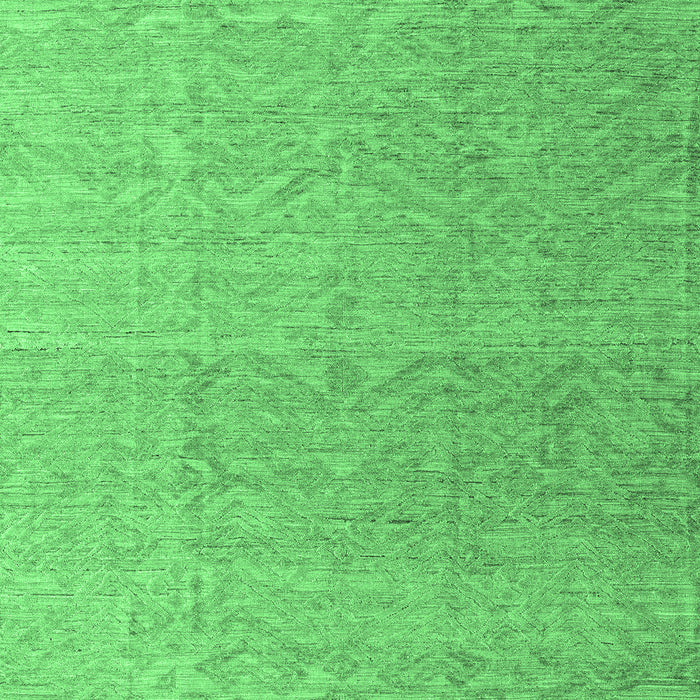 Abstract Emerald Green Modern Rug, abs4613emgrn