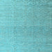 Square Abstract Light Blue Modern Rug, abs4613lblu