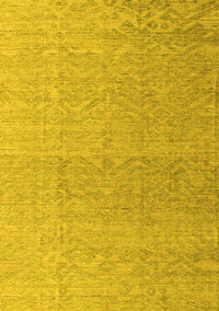 Abstract Yellow Modern Rug, abs4613yw