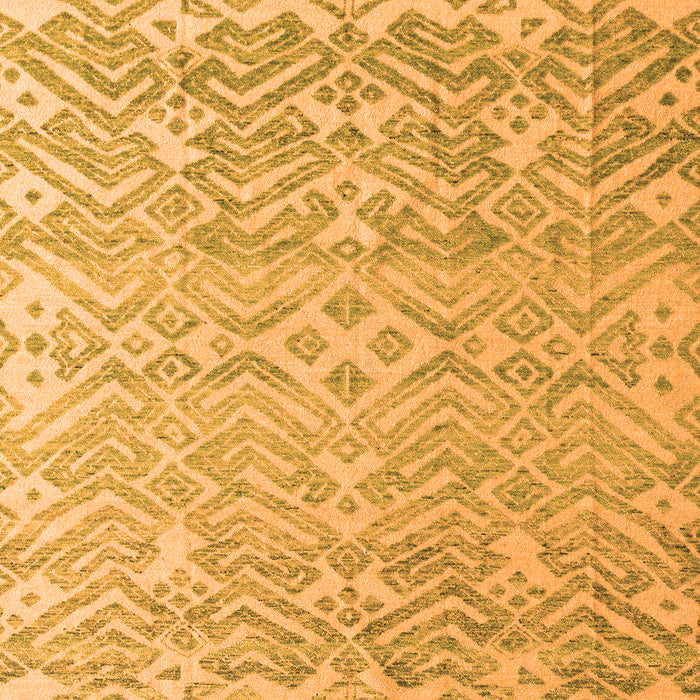 Abstract Orange Modern Rug, abs4614org