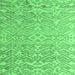 Square Abstract Emerald Green Modern Rug, abs4614emgrn