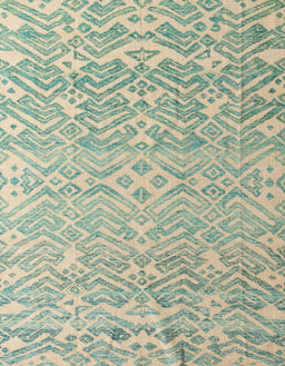 Abstract Green Modern Rug, abs4614