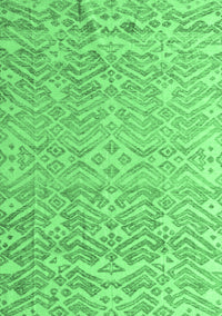 Abstract Emerald Green Modern Rug, abs4614emgrn