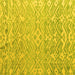 Square Machine Washable Abstract Yellow Modern Rug, wshabs4614yw