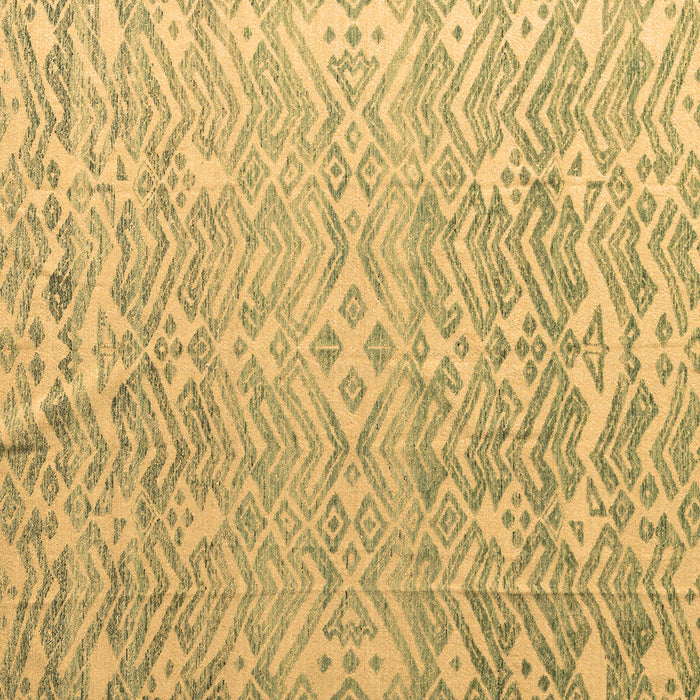 Square Machine Washable Abstract Brown Modern Rug, wshabs4614brn