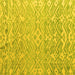 Square Abstract Yellow Modern Rug, abs4614yw