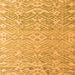 Square Abstract Orange Modern Rug, abs4614org
