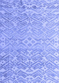 Abstract Blue Modern Rug, abs4614blu